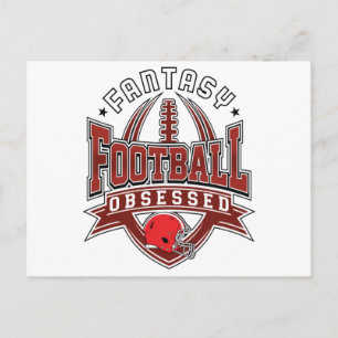 Fantasy-Football-Fanatiker FFL-Liga Postkarte