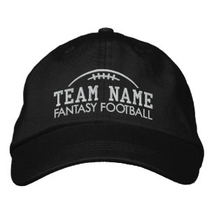 Fantasy Football Fangerät mit Ihrem Teamnamen Bestickte Baseballkappe