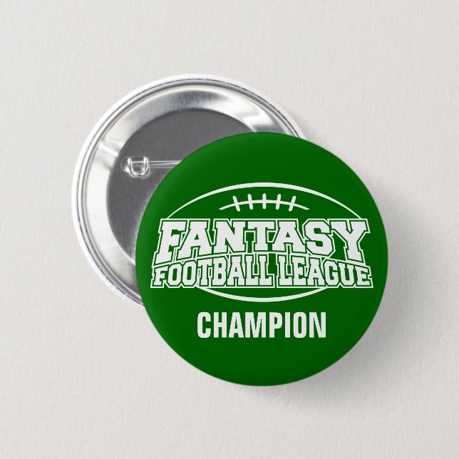 Fantasy Football FFL CHAMPION Button (Vorne & Hinten)
