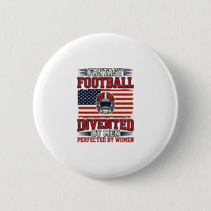 Fantasy Football Frauen Vintage Sportshirt_1 Button
