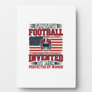 Fantasy Football Frauen Vintage Sportshirt_1 Fotoplatte