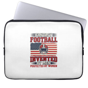 Fantasy Football Frauen Vintage Sportshirt_1 Laptopschutzhülle