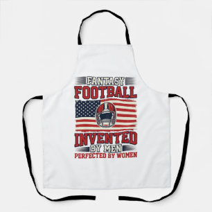 Fantasy Football Frauen Vintage Sportshirt_1 Schürze