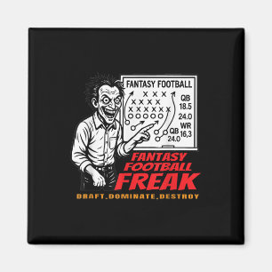Fantasy-Football-Freak-Draft Dominieren Zerstören  Magnet
