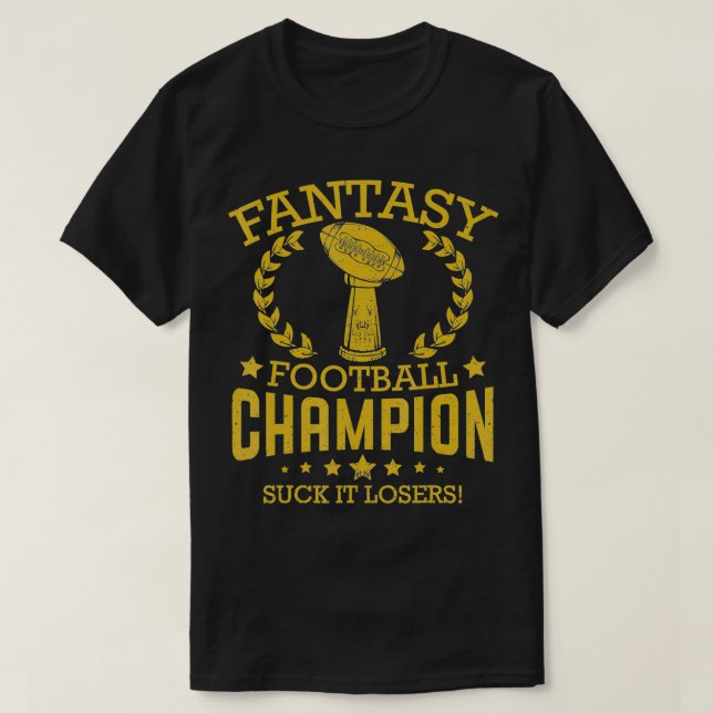 Fantasy Football Funny Champ Champion Entwurf 2019 T-Shirt (Design vorne)