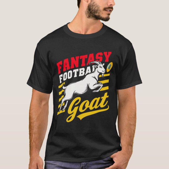 Fantasy Football Goat Champion Essential T - Shirt (Vorderseite)