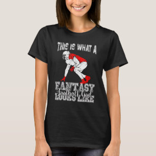Fantasy Football God League Gewinner Party Li T-Shirt