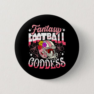 Fantasy Football Goddess Blume Helmet Women Button