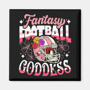 Fantasy Football Goddess Blume Helmet Women Magnet