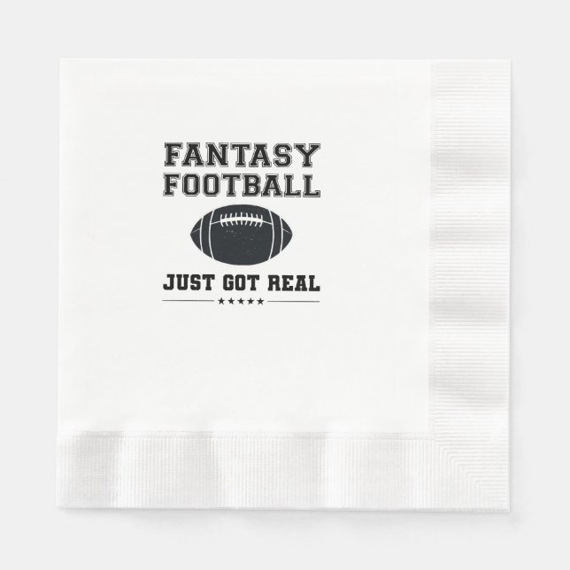 Fantasy Football Got einfach echt Serviette (Vorderseite)