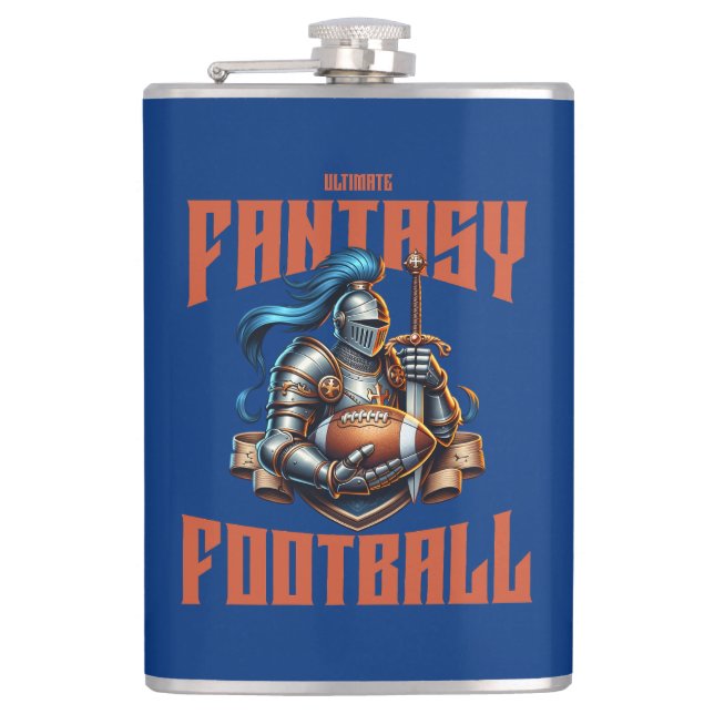 Fantasy Football Knight Flachmann (Vorderseite)
