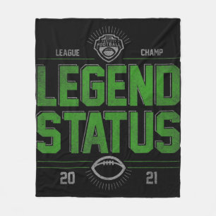 Fantasy Football League Champ Legende Status Fleecedecke