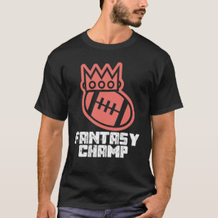 Fantasy Football League Champion Championship DFS T-Shirt