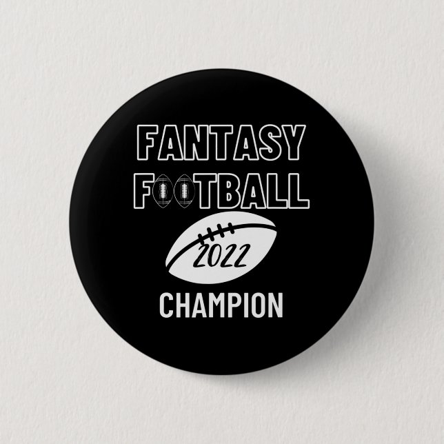 Fantasy Football League Champion Sieger 2022 Foot Button (Vorderseite)