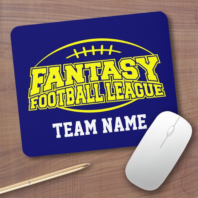 Fantasy Football League Mousepad (Fantasy Football Gifts - Funny Mouse Pad For Team Friends)