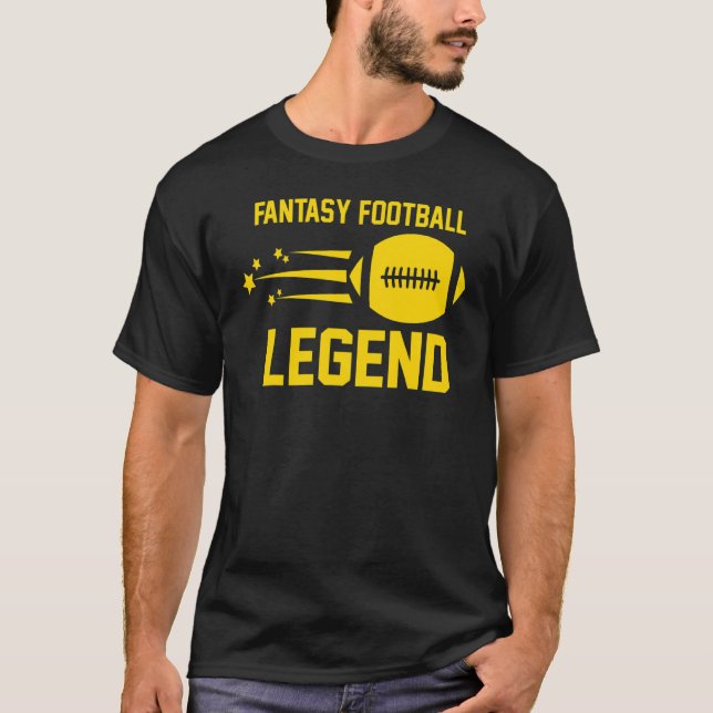 Fantasy Football Legend Draft Party Kit Trophäe T-Shirt (Vorderseite)