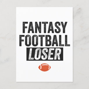 Fantasy Football Loser Fantasy Football Geschenk Postkarte