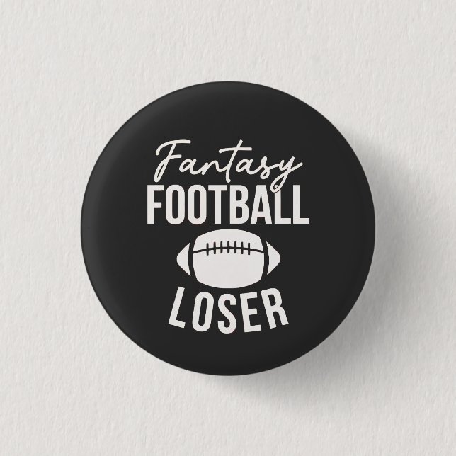 Fantasy Football Loser Football Fantasy Fantasy Fa Button (Vorderseite)