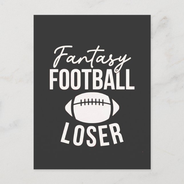Fantasy Football Loser Football Fantasy Fantasy Fa Einladungspostkarte (Vorderseite)