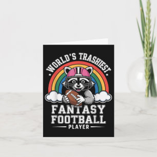 Fantasy Football Loser Trophäe Letzter Platz Funny Karte