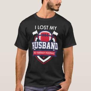 Fantasy Football Love Husband Womens Draft Party T-Shirt