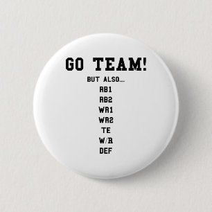 Fantasy Football Lustig - Los geht's Team  Button