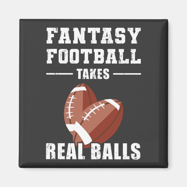 Fantasy Football nimmt echte Balls Magnet (Vorne)