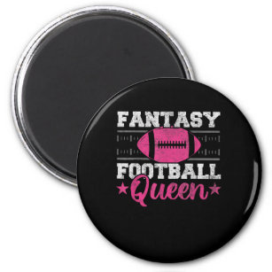Fantasy Football Queen Funny Game Day Fantasy Gesc Magnet