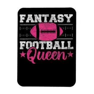 Fantasy Football Queen Funny Game Day Fantasy gift Magnet