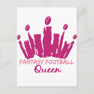 Fantasy Football Queen Postkarte