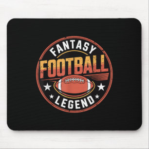 Fantasy-Football-Retro-Legende Vintage Sport Humor Mousepad