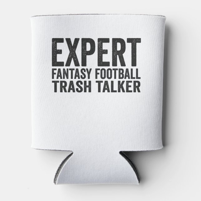 Fantasy Football Trash Talker Funny Geschenk Dosenkühler (Vorderseite)