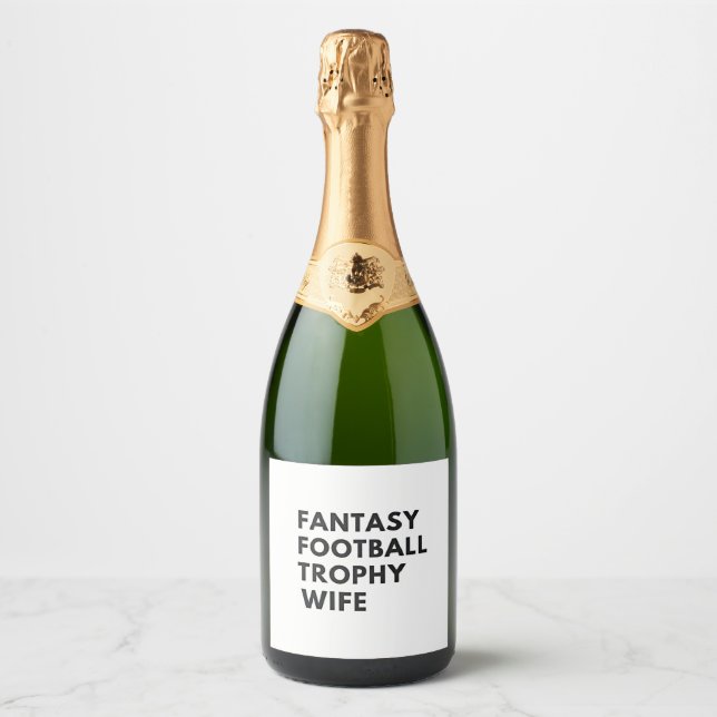 Fantasy Football Trophäe Ehefrau Funny Couples (Vorderseite)