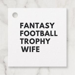Fantasy Football Trophäe Ehefrau Funny Couples Geschenkanhänger