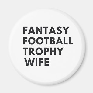 Fantasy Football Trophäe Ehefrau Funny Couples Magnet
