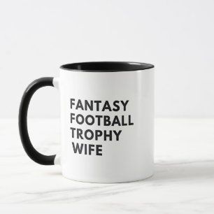 Fantasy Football Trophäe Ehefrau Funny Couples Tasse
