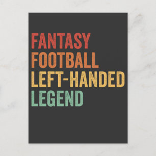 Fantasy Football Verlassen Handgriff Legend Funny  Postkarte