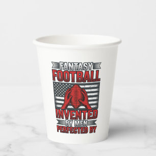 Fantasy Football Vintage Basketball Flag-Shirt-Des Pappbecher