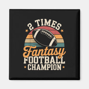 Fantasy-Football-Witzbold 2-facher Meister Magnet