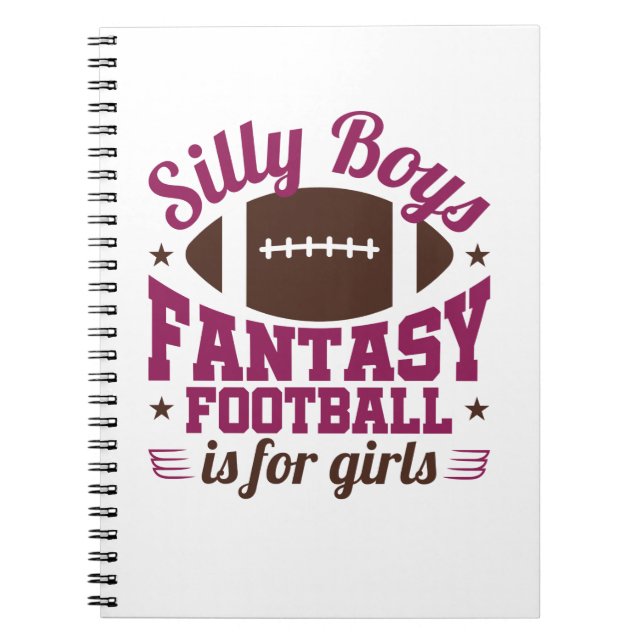Fantasy Football Women FFL for Girls Notizblock (Vorderseite)
