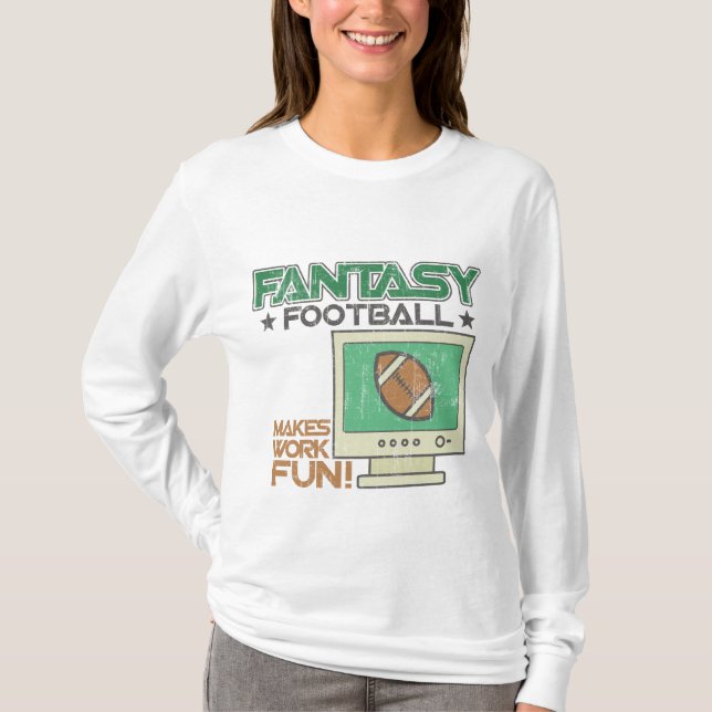 Fantasy Football Work T-Shirt (Vorderseite)
