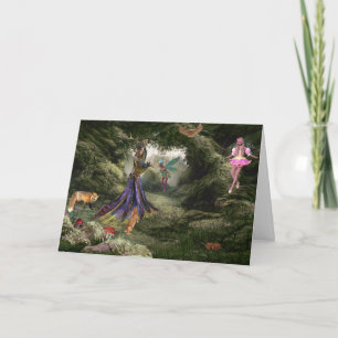 Fantasy Forest von allen uns Geburtstagskarte Dankeskarte