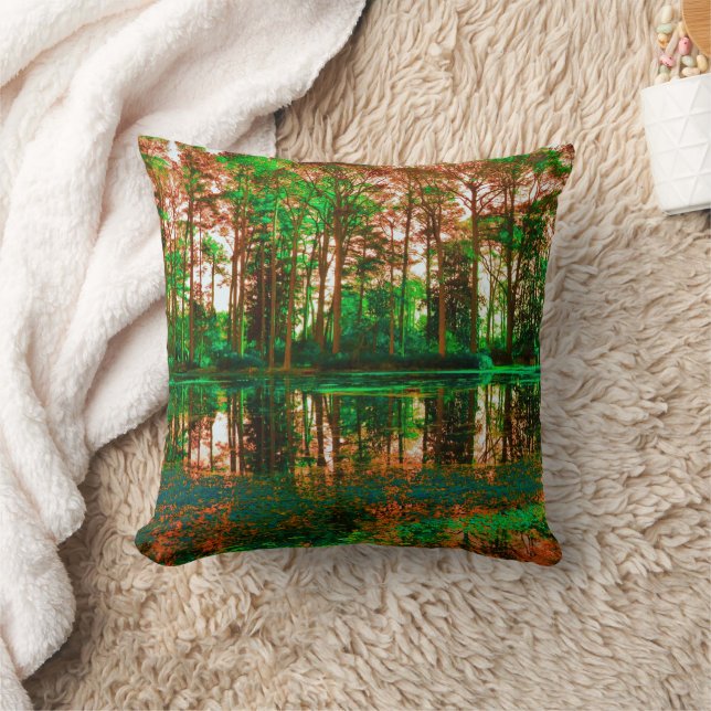 Fantasy Forest von Shirley Taylor Kissen (Decke)