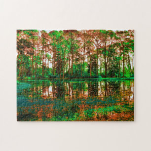 Fantasy Forest von Shirley Taylor Puzzle