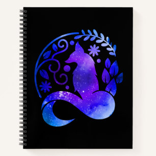 Fantasy Fox Journal-Notebook Notizbuch