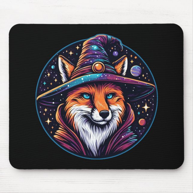 Fantasy Fox - Zauberer Mousepad (Vorne)