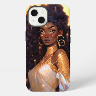 Fantasy-Frau Afroamerikanische Kunst iPhone 13 Hülle