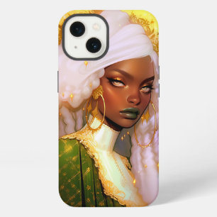 Fantasy Frau Afroamerikanische Kunst iPhone 13 Hülle