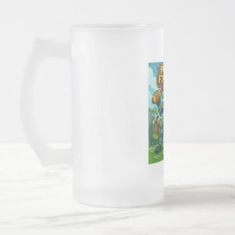 Fantasy-Fußball Mattglas Bierglas