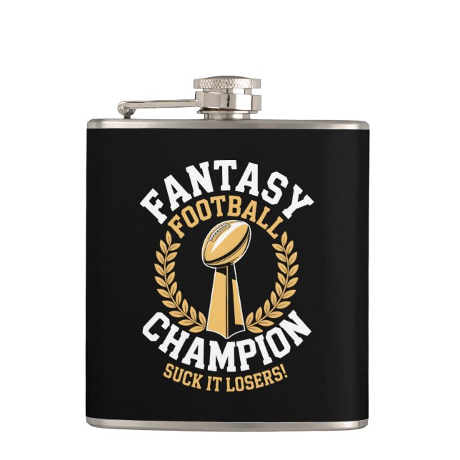 Fantasy-Fußball-Meister Flachmann (Vorderseite)